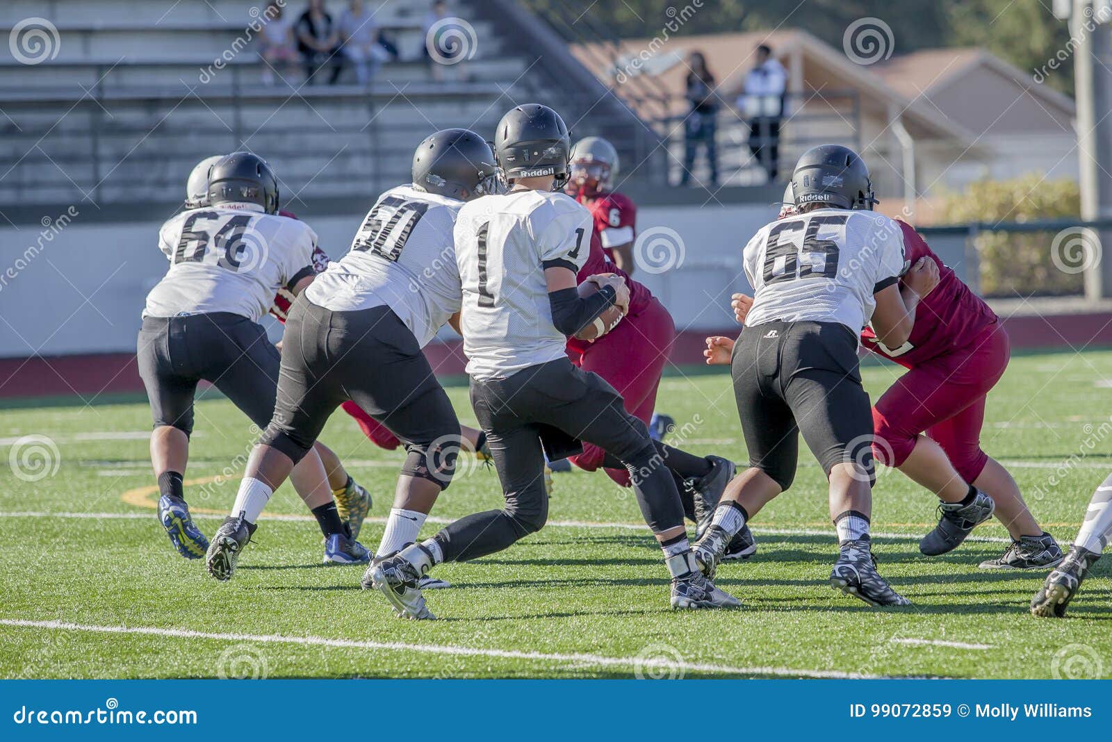 High school football game stock image. Image of standing 99072859