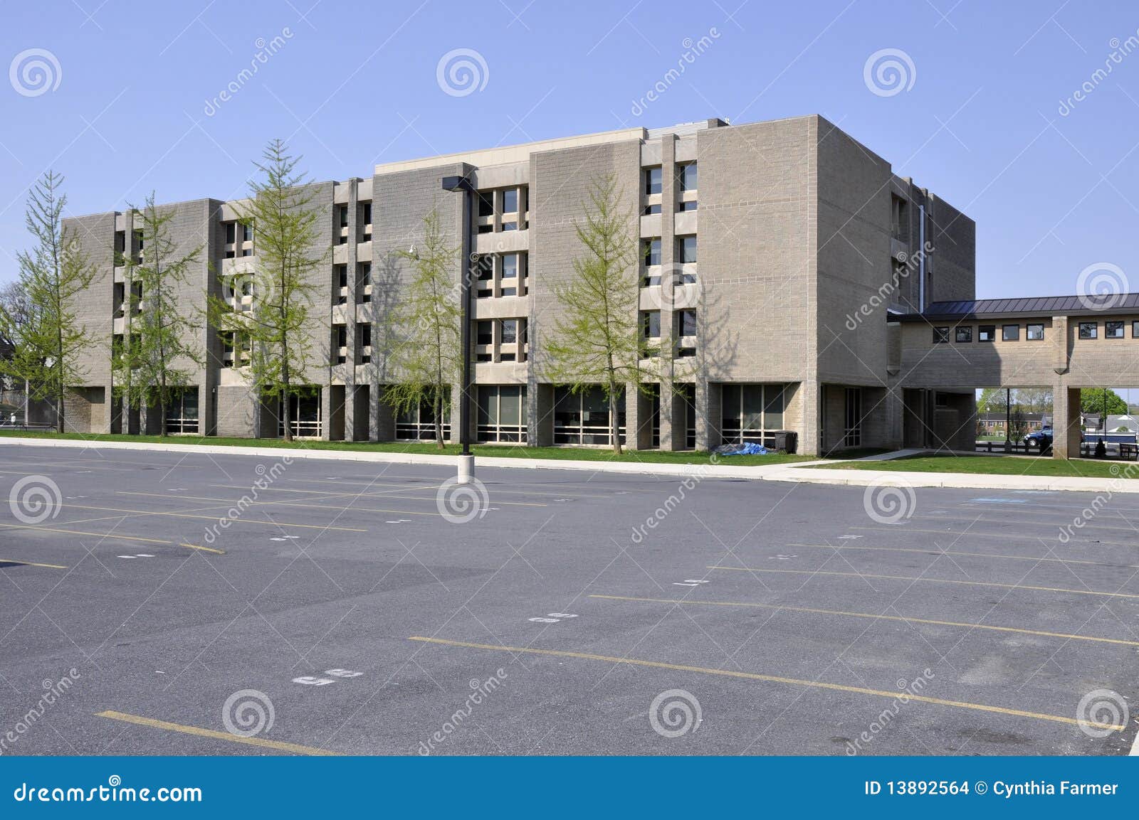 High School Secundaria De La Libertad En Bethlehem Foto de archivo