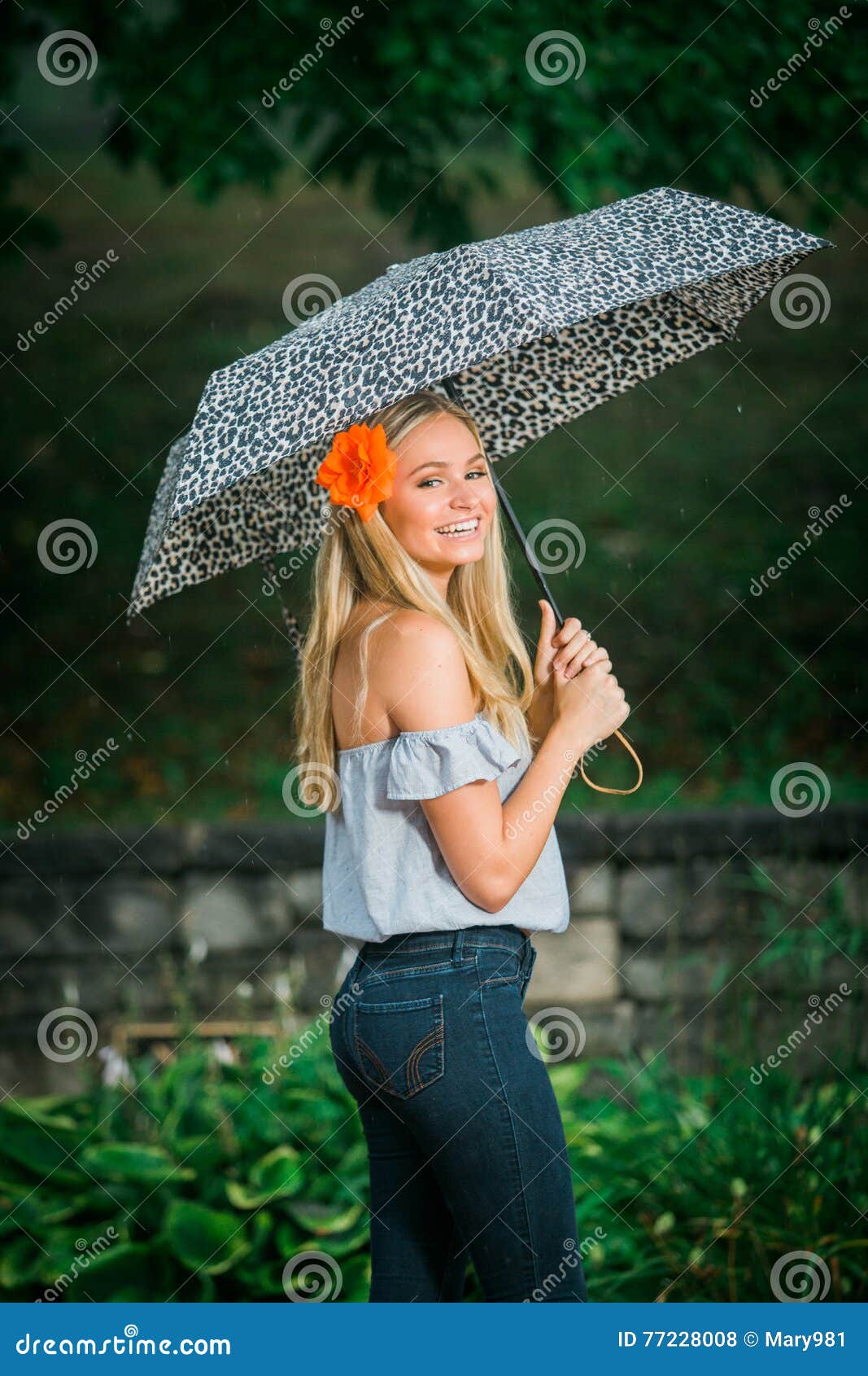 Pensive Beautiful Girl, in a Yellow Dress, Thinks and Poses with a Rainbow  Umbrella, on a Yellow Background Stock Image - Image of delight, pensive:  193204583