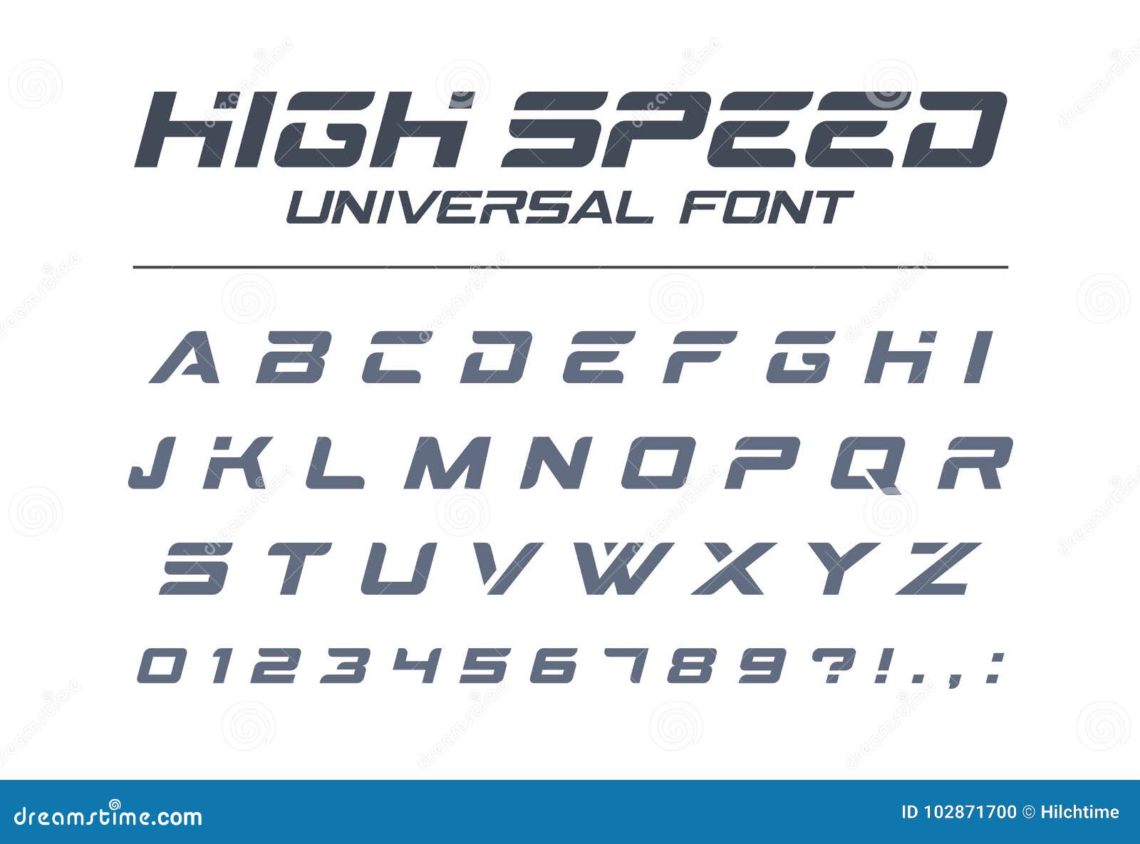 Racing alphabet. Speed sport font, automotive type for modern