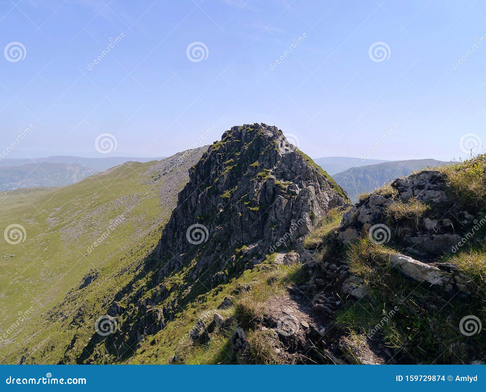 high spying how on striding edge by helvellyn