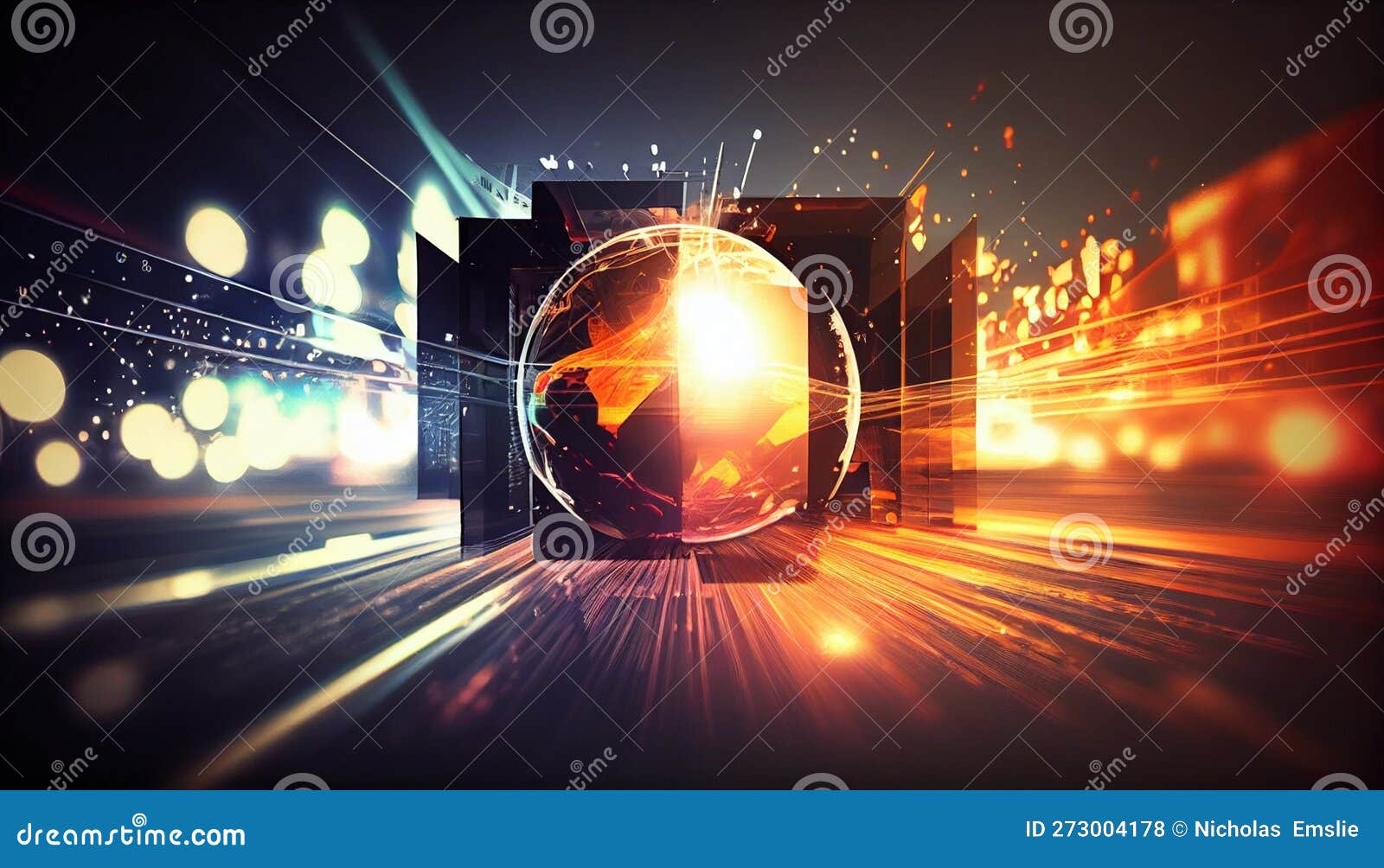 High Tech Digital Background Wallpaper Stock Illustration