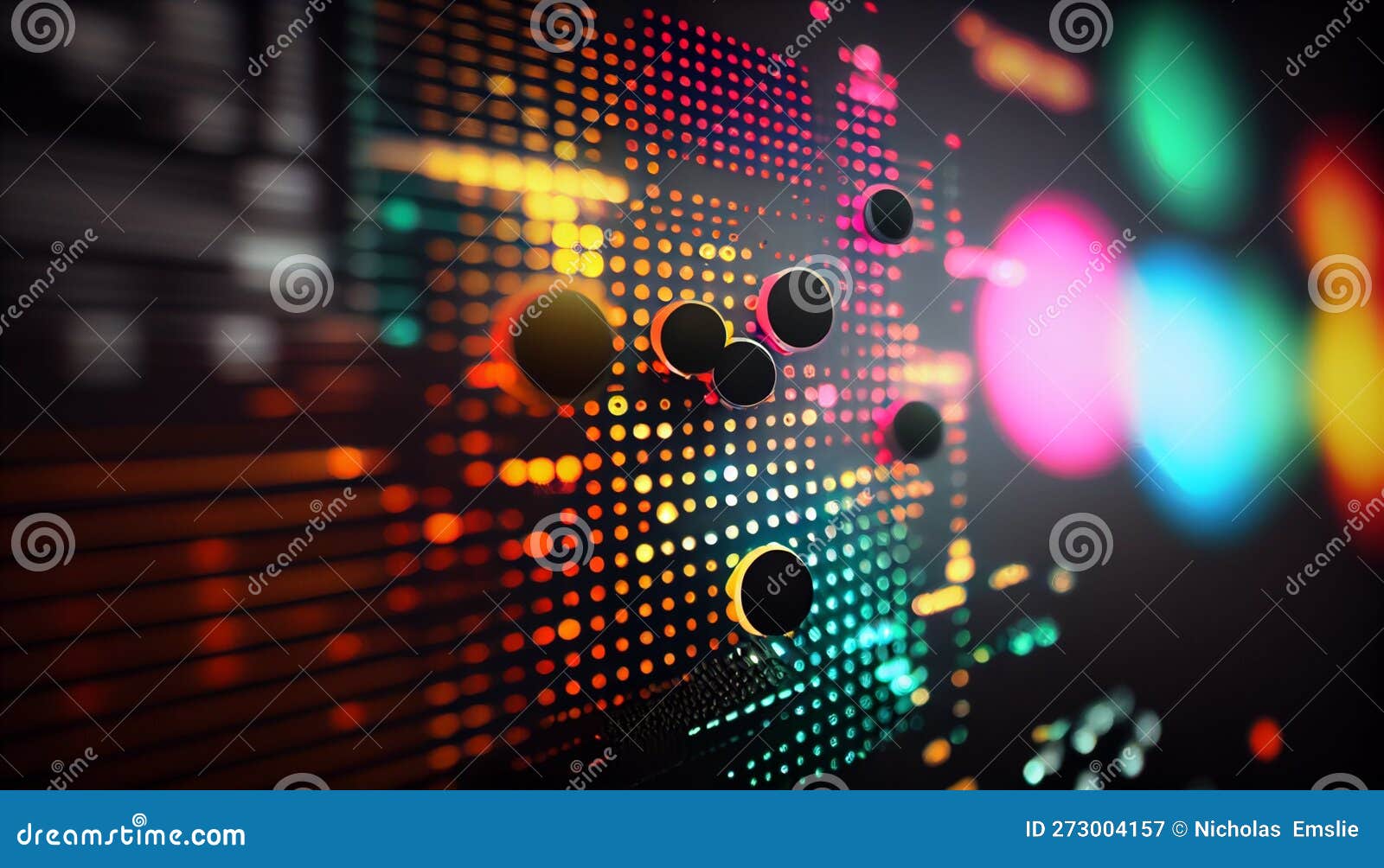 High Tech Digital Background Wallpaper Stock Illustration