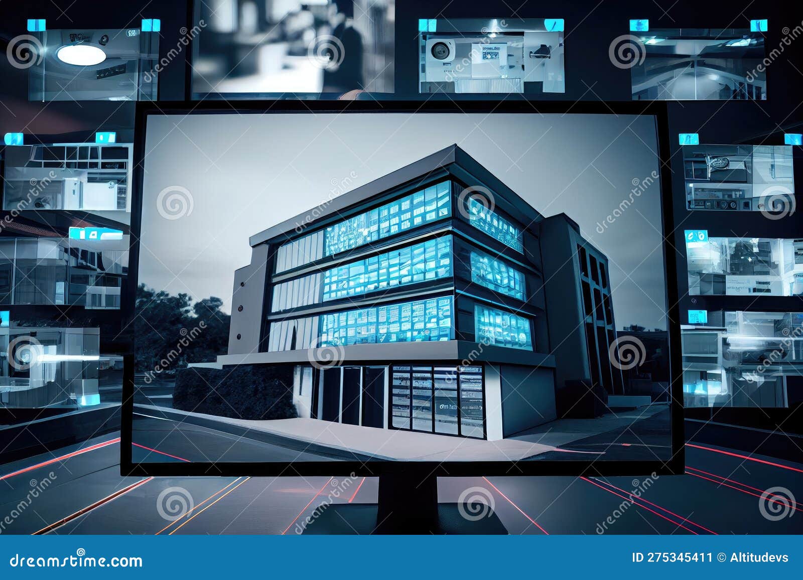 High tech sales security camera systems