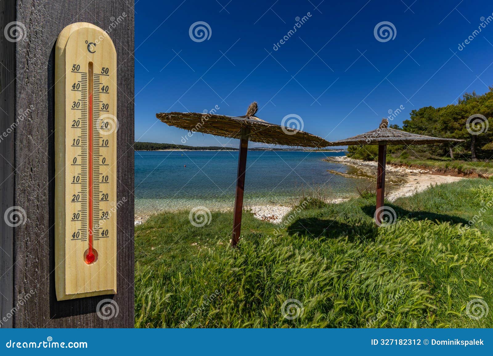 high temperatures in croatia, heatwave over the adriatic sea