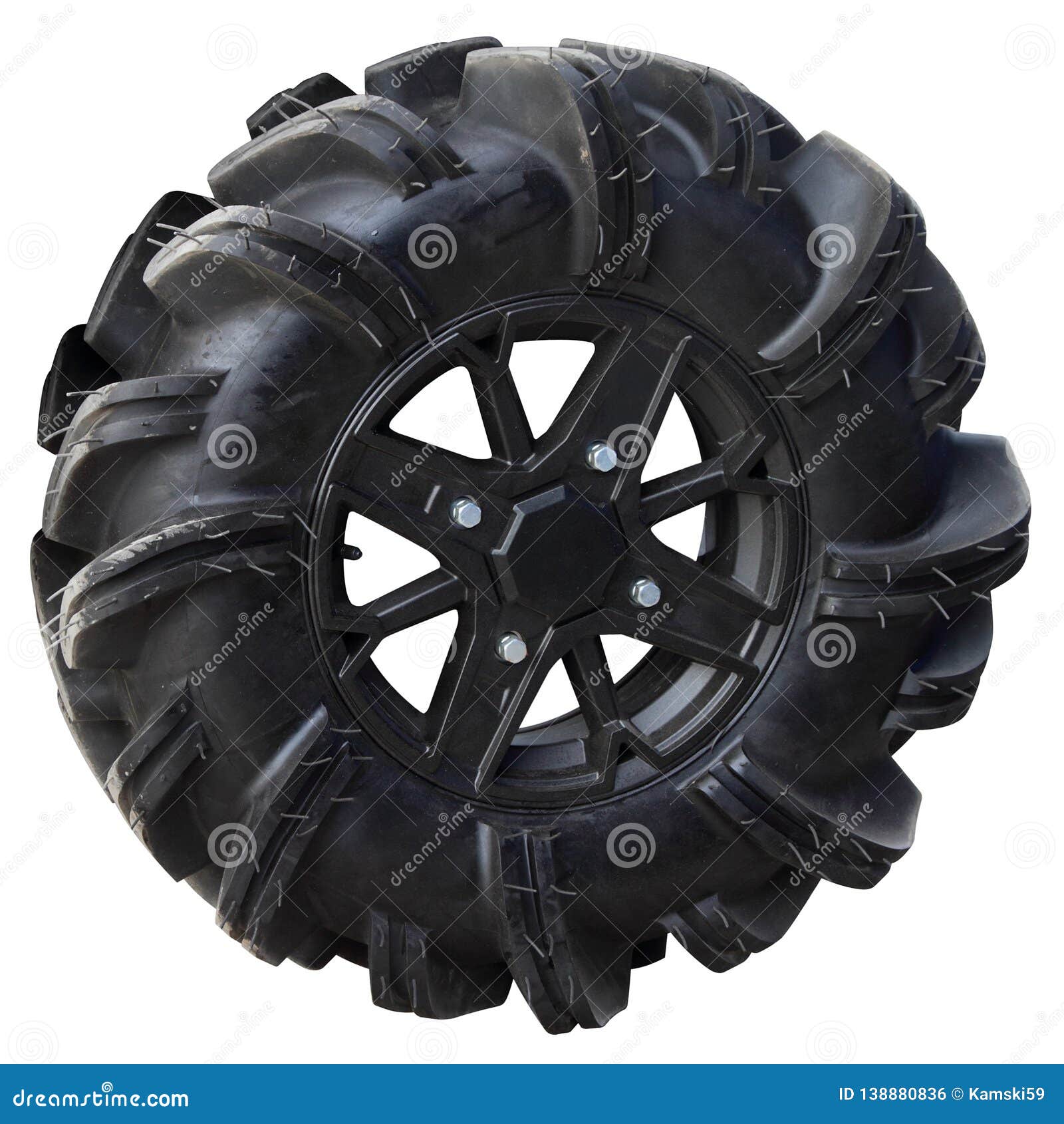 High Tread Wheel for Quad Bike Stock Photo Image of closeup, protector 138880836