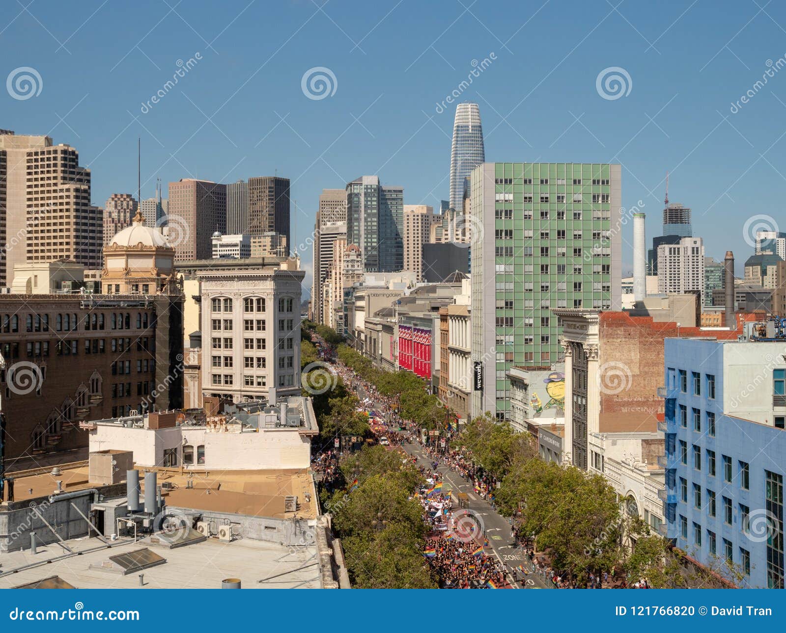 San Francisco Gay Pride Parade High-Res Stock Photo 