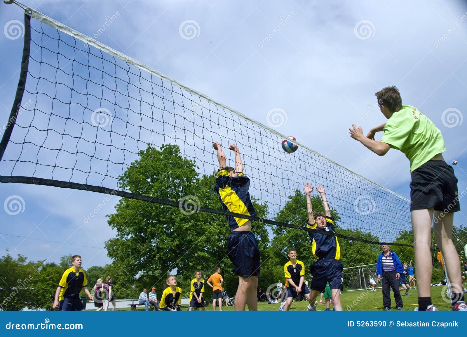 High volleyball attack editorial image. Image of europe 5263590