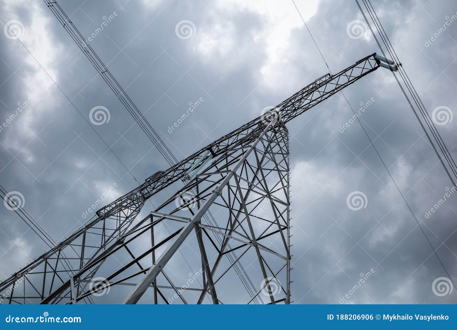 Modern Power Transmission Technologies Stock Photo Image of