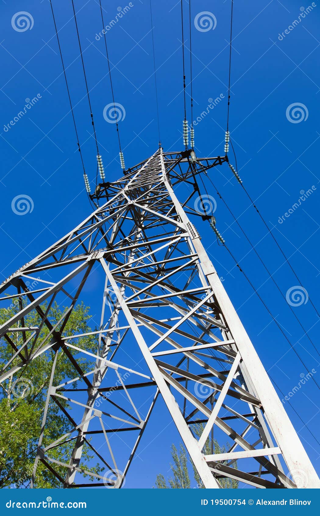 High Voltage Electricity Pylon Stock Photo Image of conduct, pylon