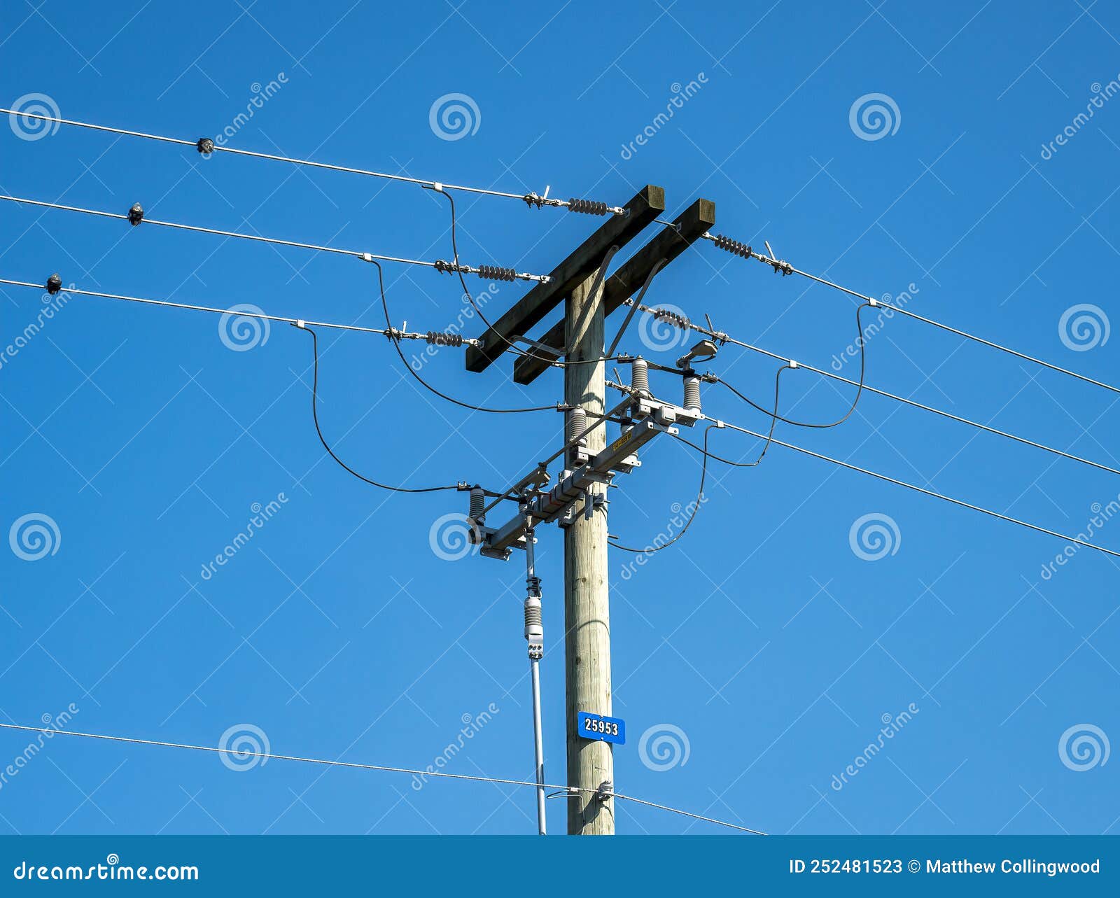 High Voltage Switch in North America Canada Stock Image Image of