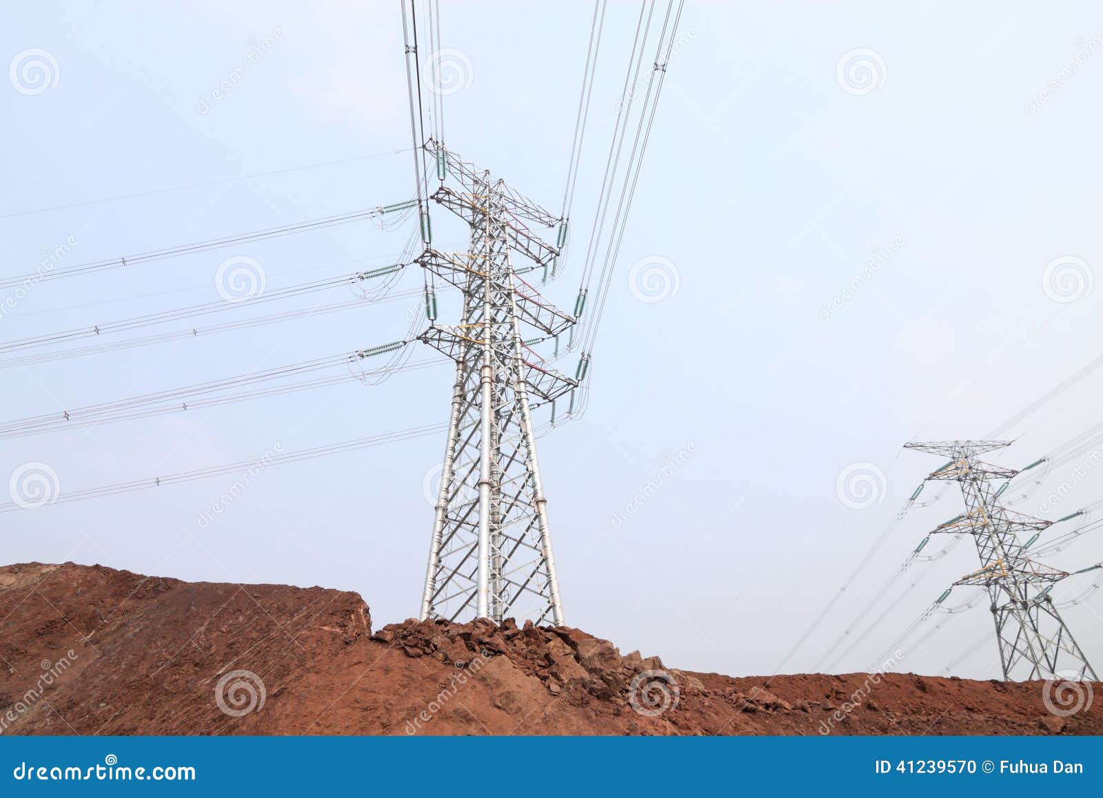 High voltage wire stock photo. Image of electric, power 41239570
