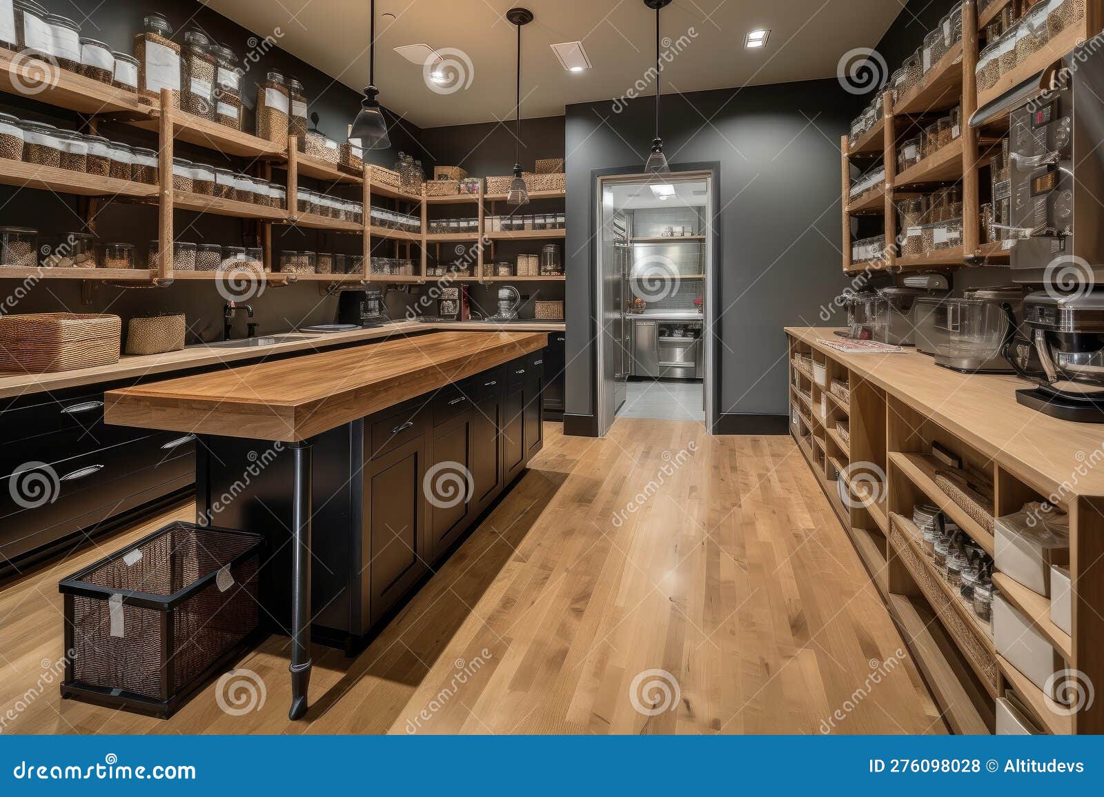 Highvolume Kitchen with Fully Stocked Pantry, Visible Inventory, and