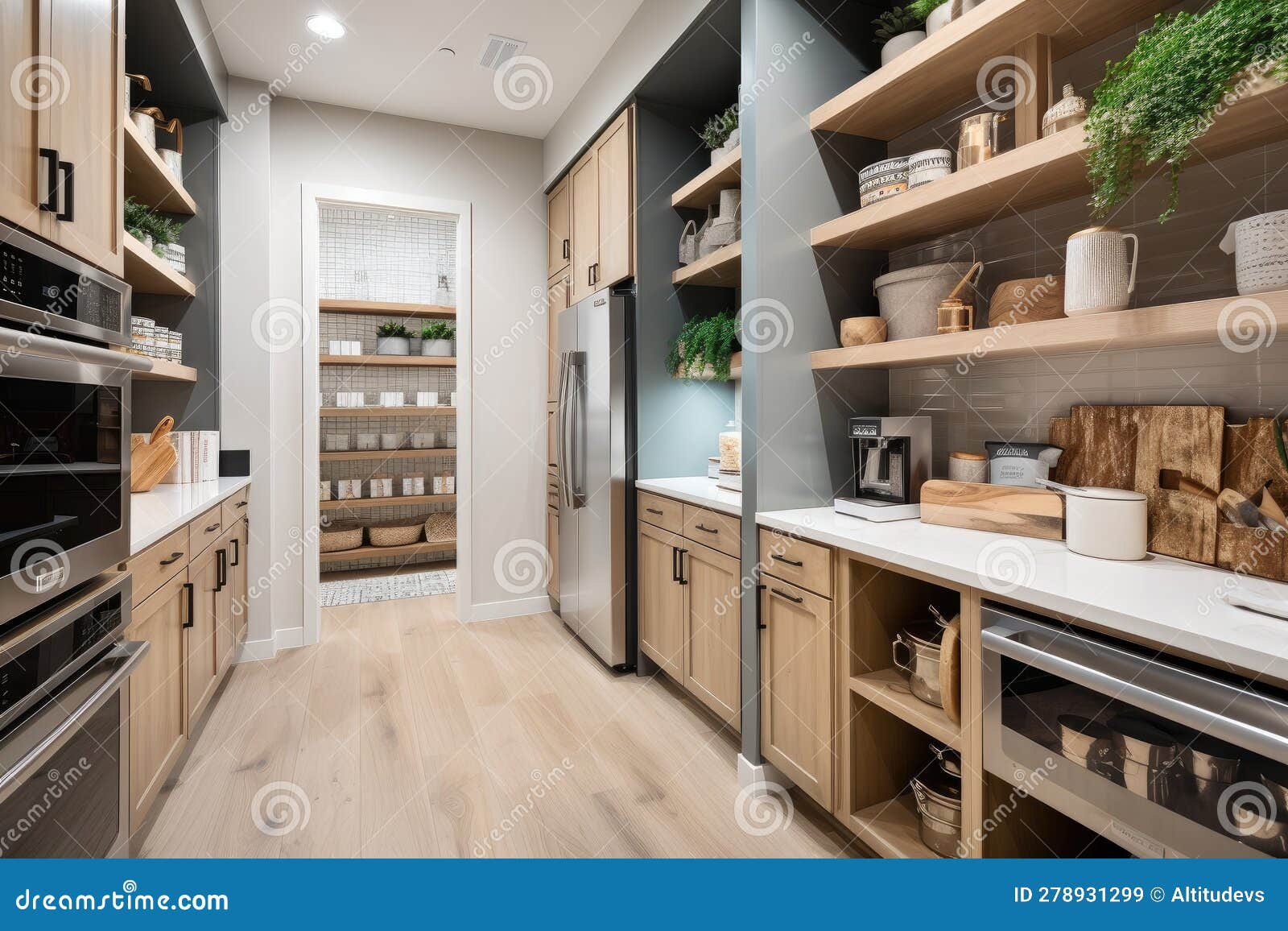 Highvolume Kitchen with Fully Stocked Pantry, Visible Inventory, and