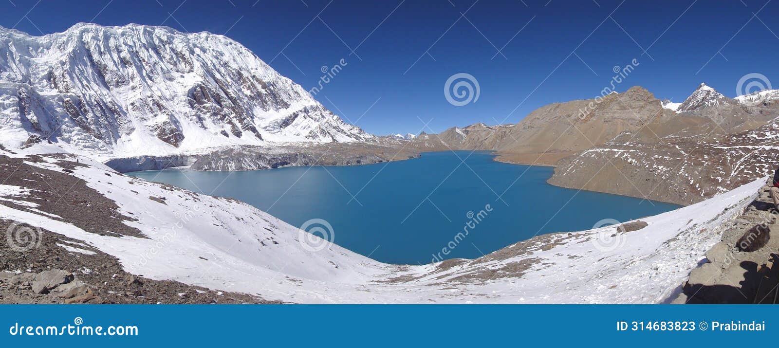 highest lake in nepal tilicho at manang