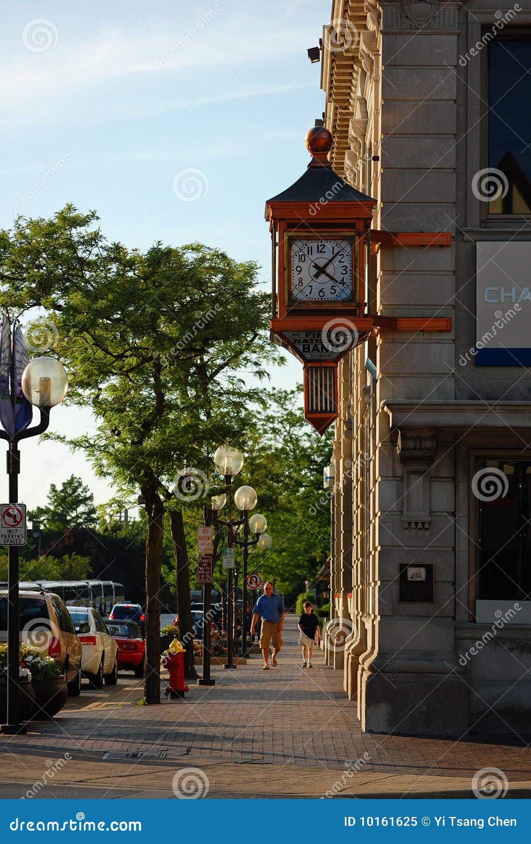 Highland park clock stock image. Image of shadow, highland 10161625