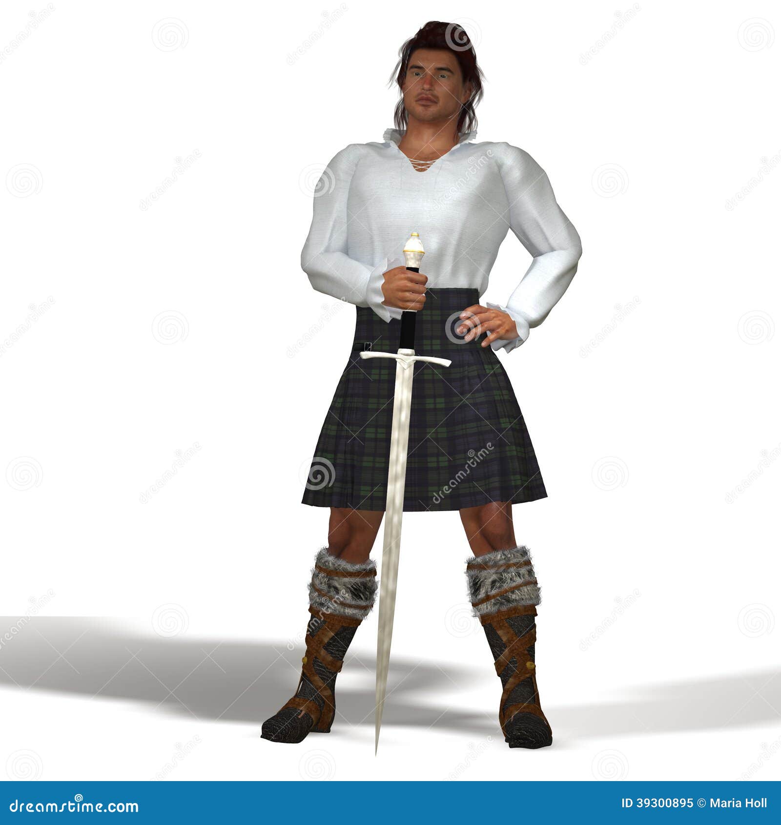 highlander with sword
