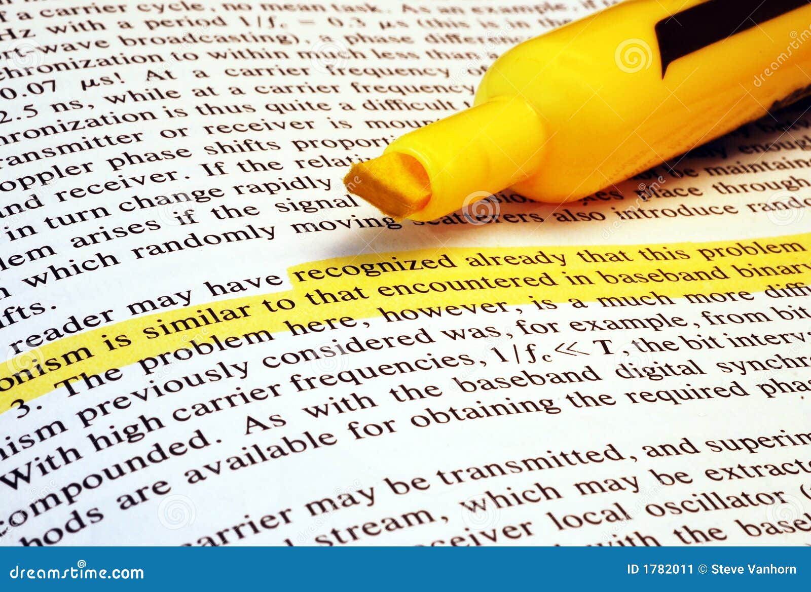 Highlighted text stock image. Image of learn, pencil, books 1782011