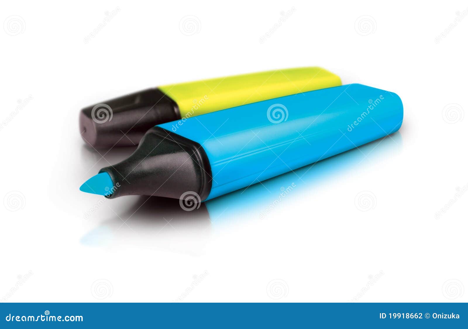 Highlighter markers stock photo. Image of close, bright 19918662