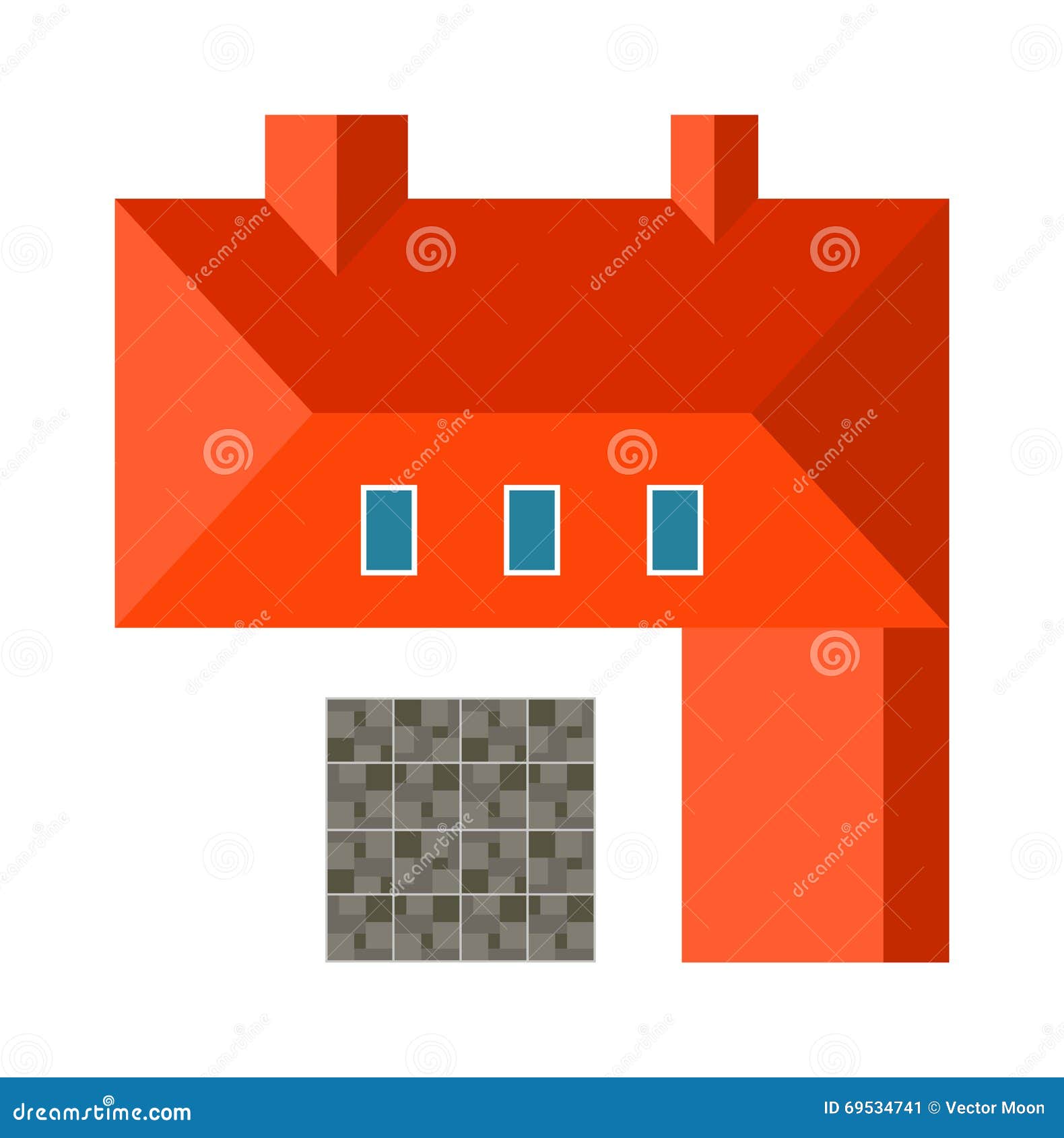 Highly Detailed House Top View Landscape Design Highly Detailed House Top View Landscape Design