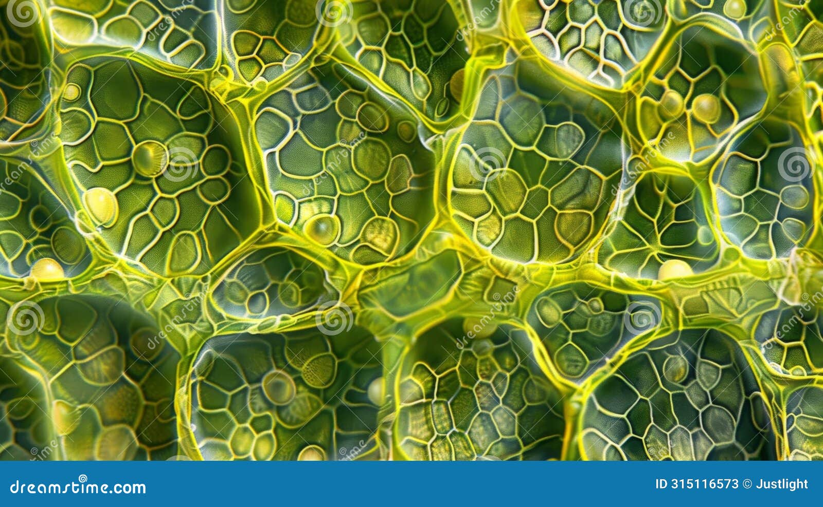a highly magnified view of a plant cells chloroplasts revealing the precise arrangement of thylakoid membranes and