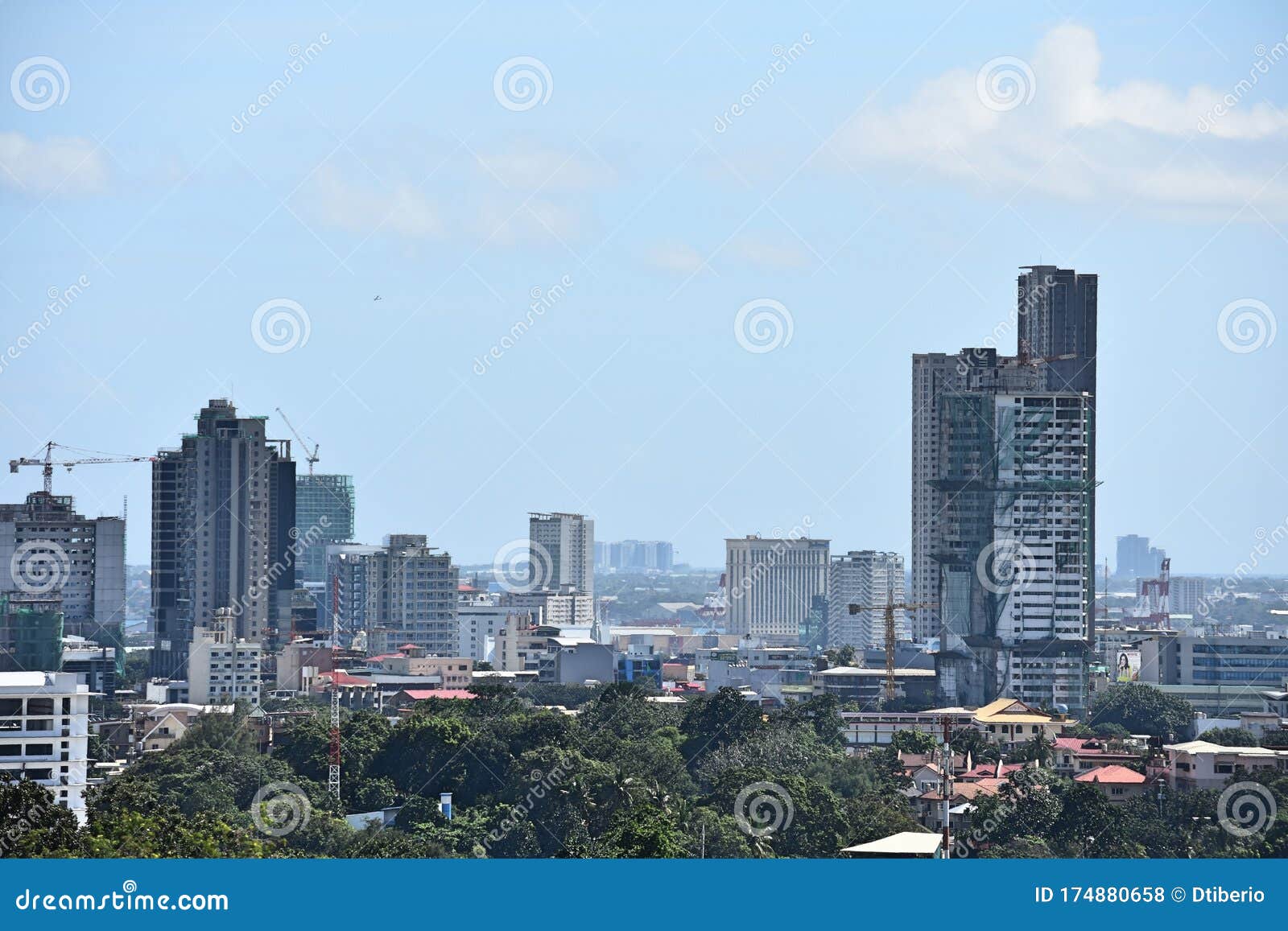 A Highrise Condo Apartments and City Editorial Stock Photo Image of
