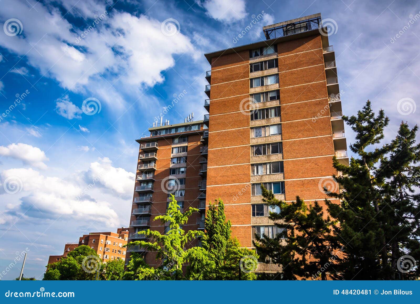 highrises in baltimore, maryland.