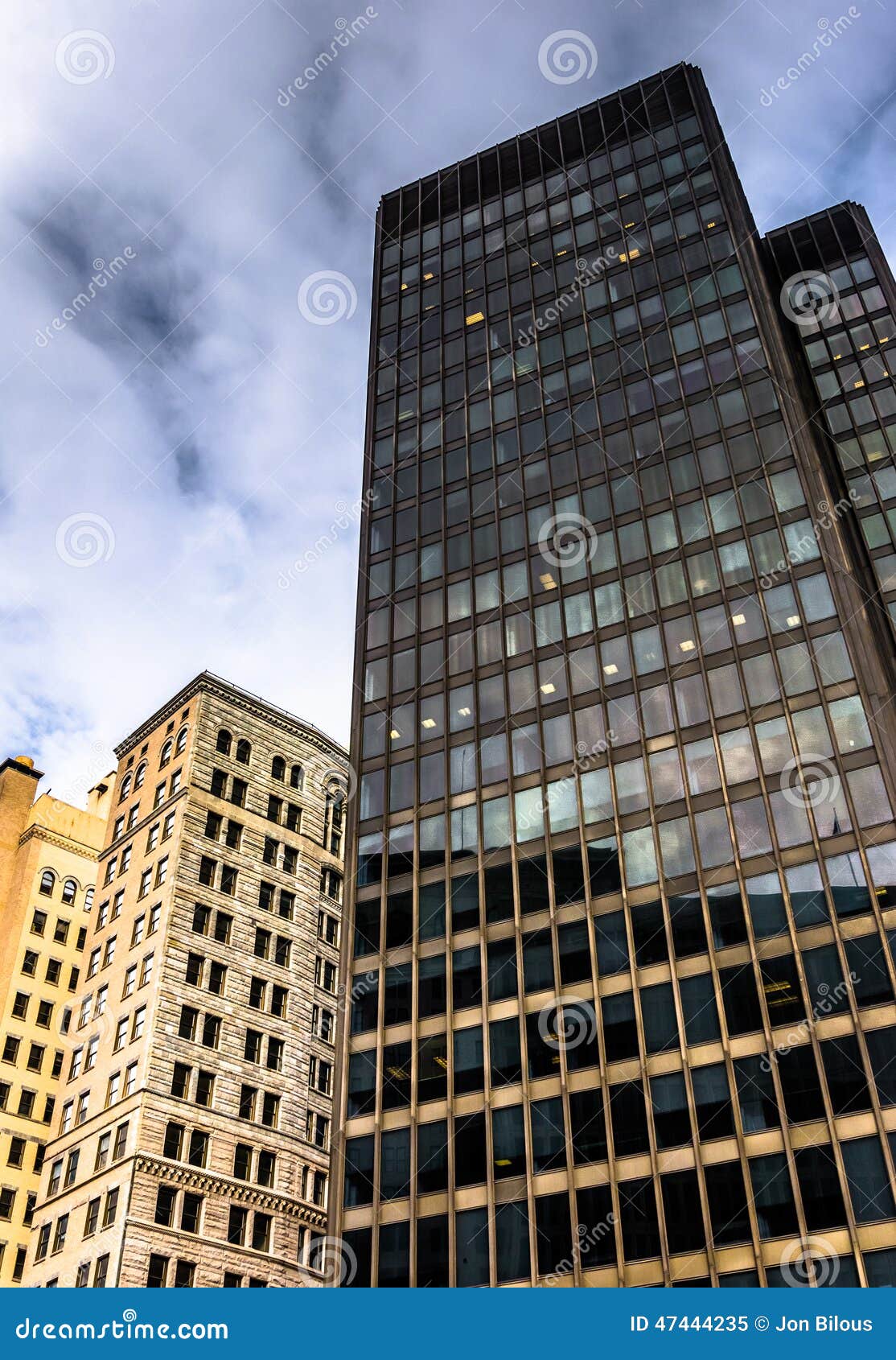 highrises in downtown baltimore, maryland.