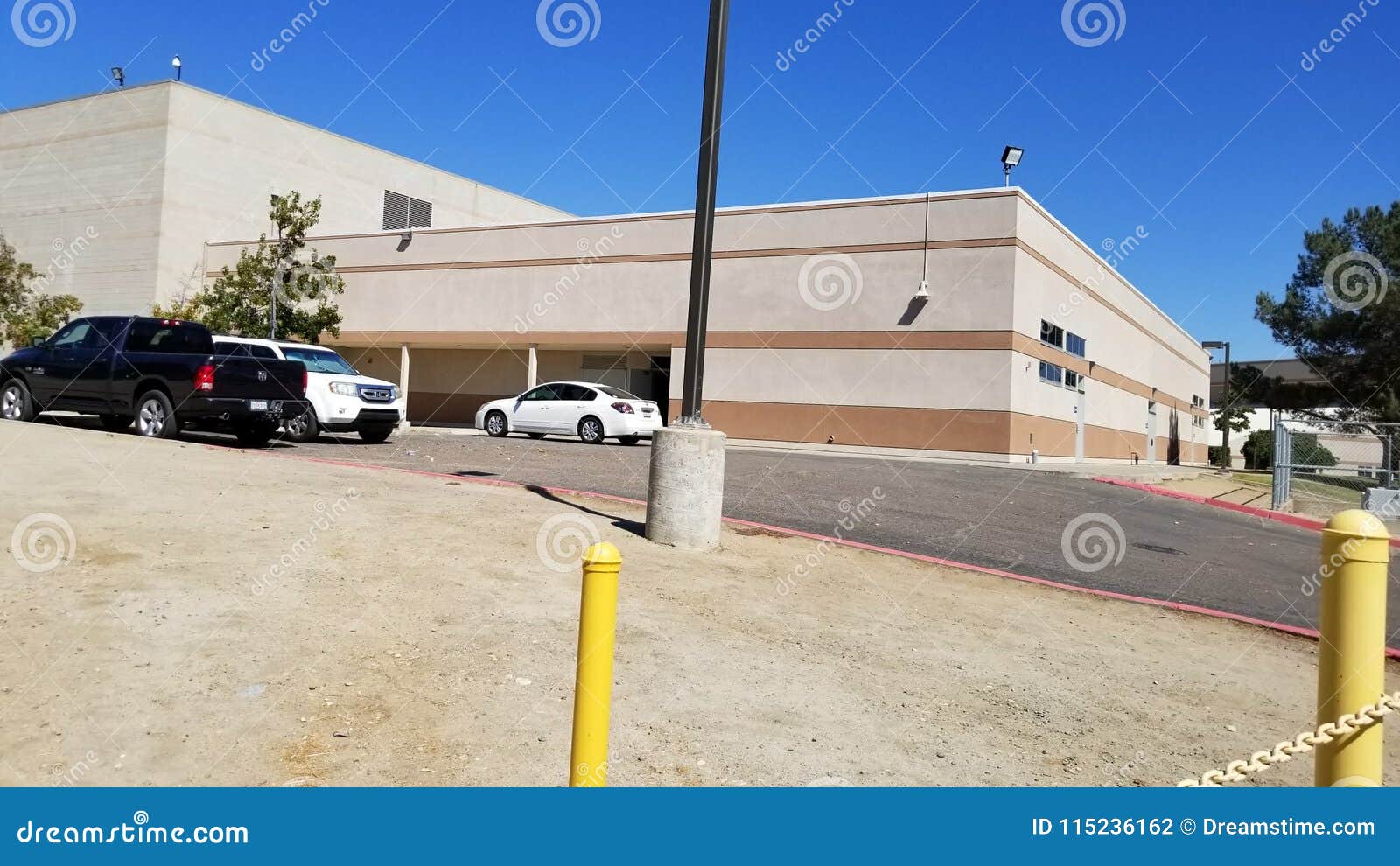 Highschool Gym and Parking Lot Editorial Photography Image of highschool, parking 115236162