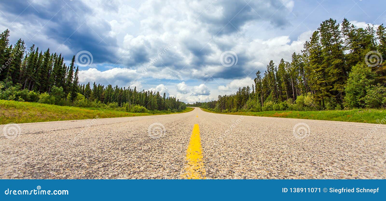 on the highway between grande prairie and grande cache alberta