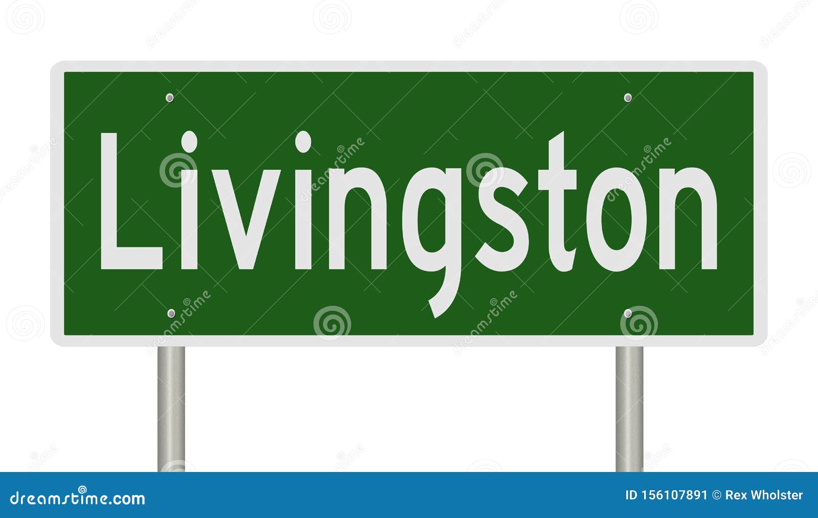 highway sign for livingston montana