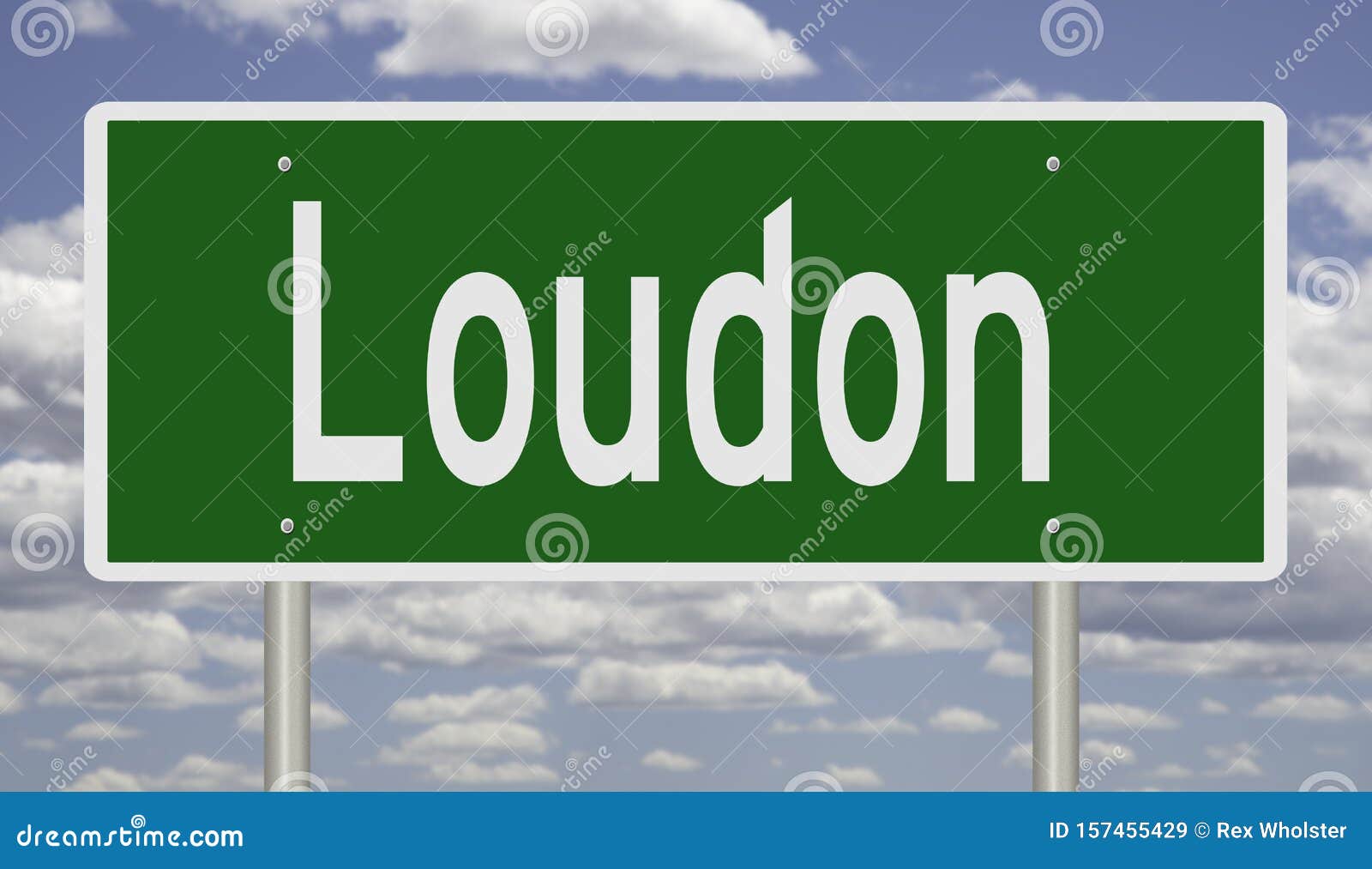 highway sign for loudon new hampshire