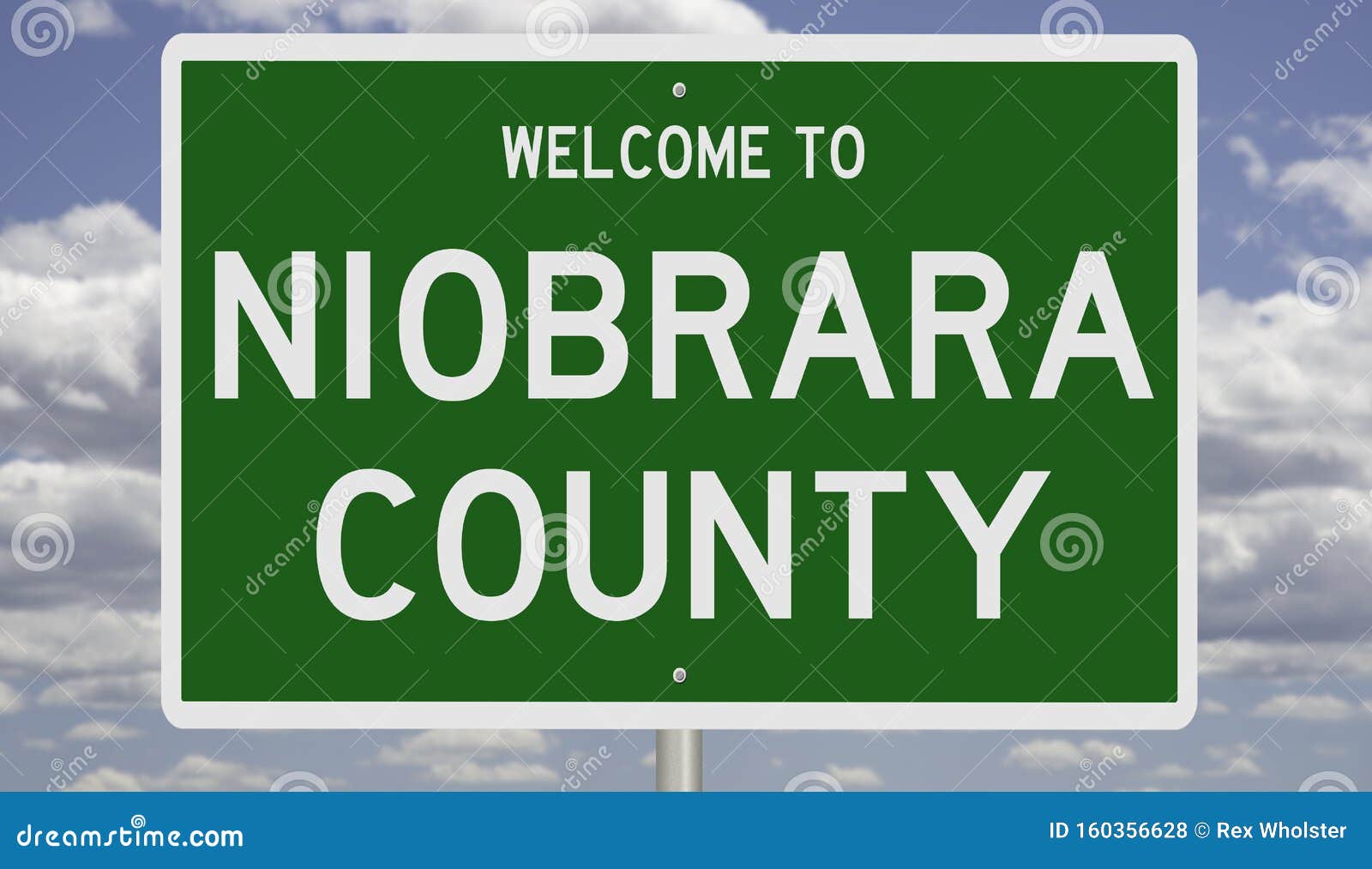 highway sign for niobrara county