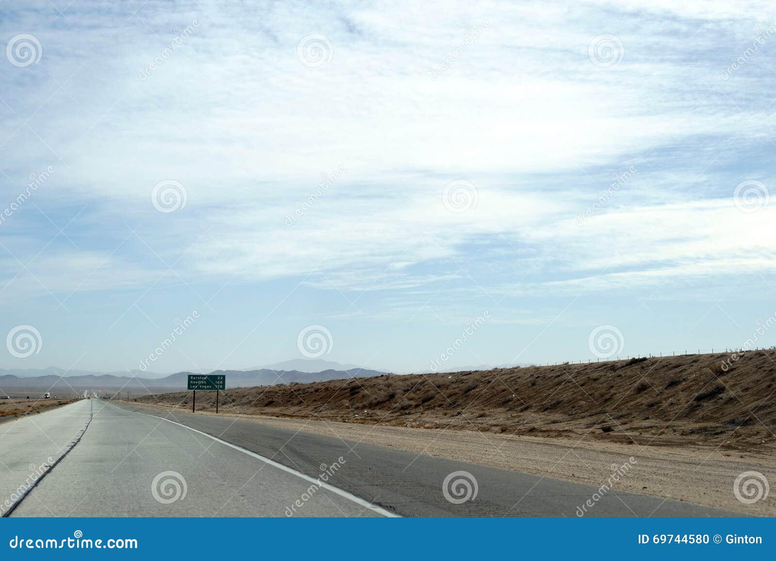 Highway to Barstow stock photo. Image of highway, barstow 69744580