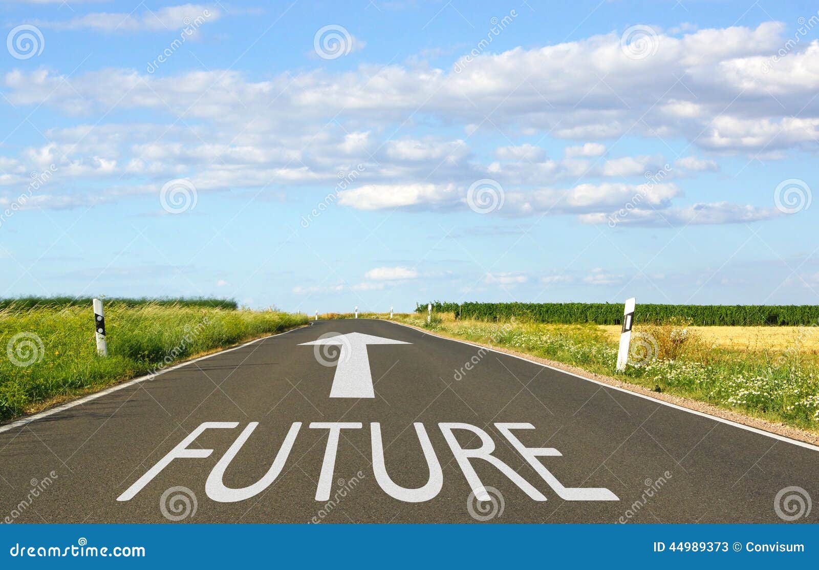 Highway To The Future Stock Image Image Of Rural Background