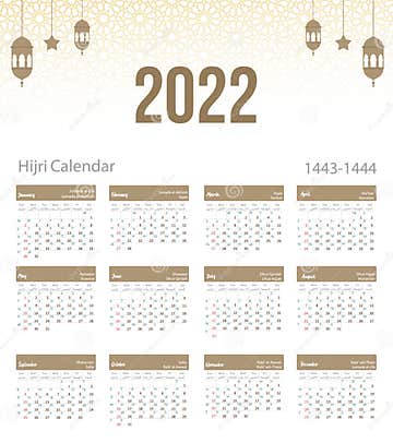 Calendar 2022 2023 2024 2025 2026 2027 2028 Years Vector Illustration Template Year