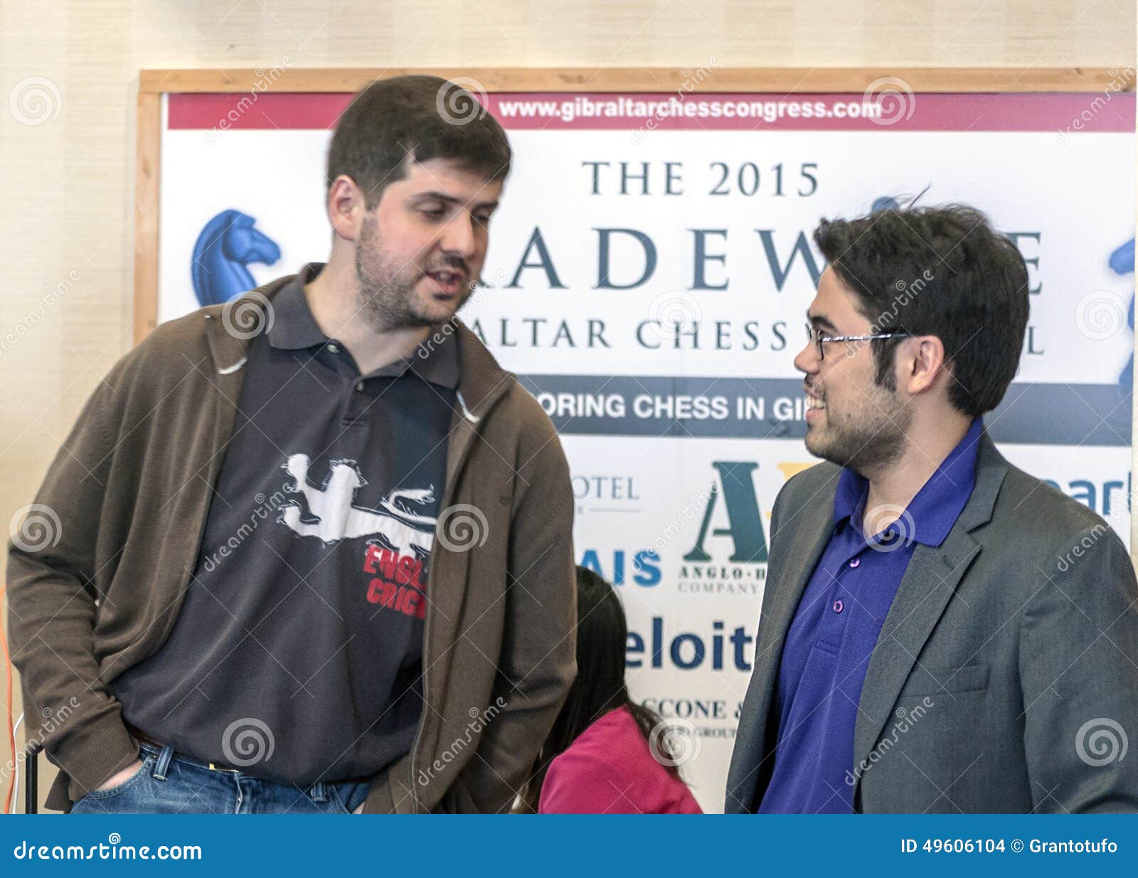 Hikaru Nakamura and Peter Svidler Editorial Stock Image - Image of