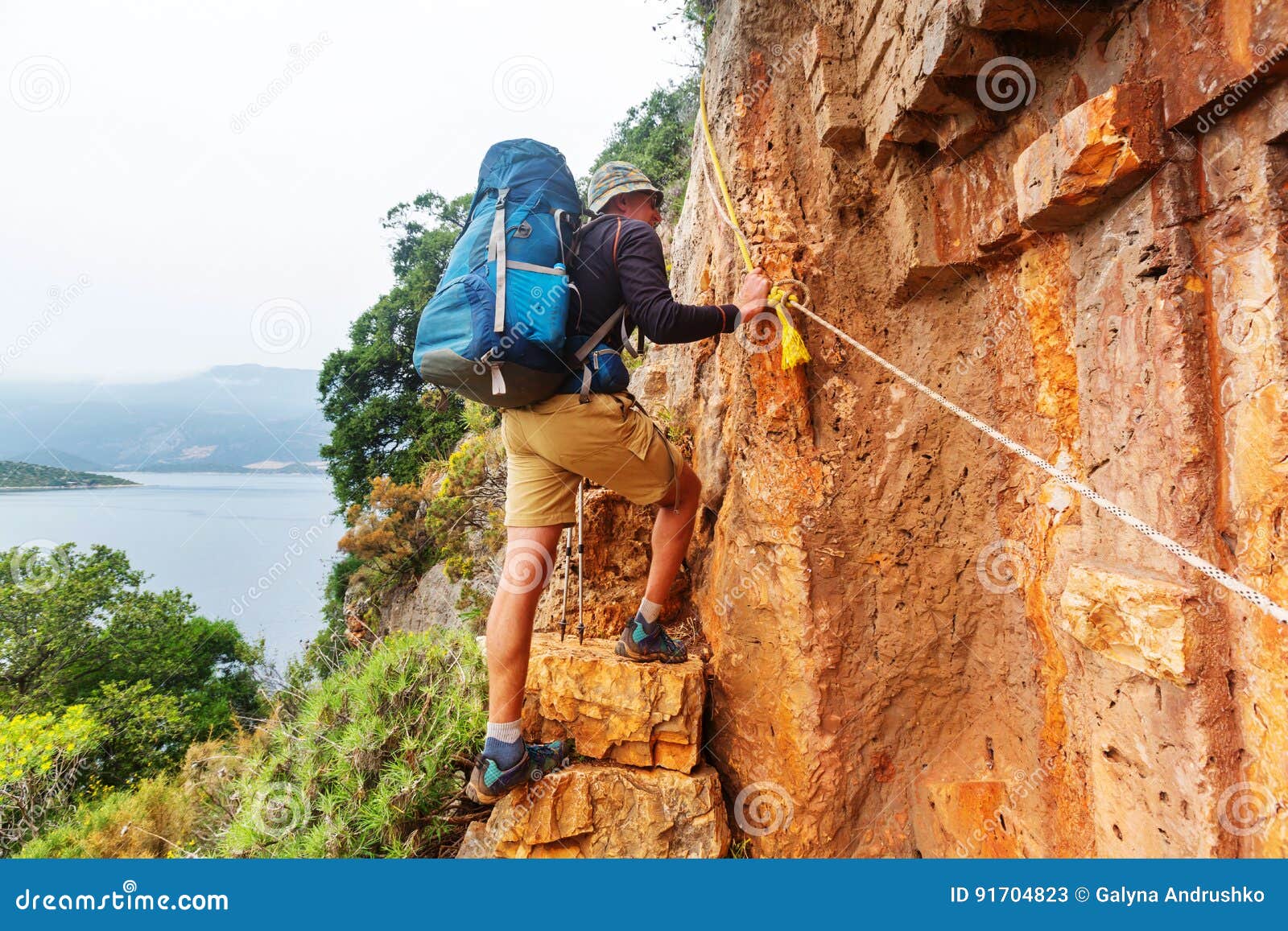 Hike in Turkey stock image. Image of caucasian, happy 91704823