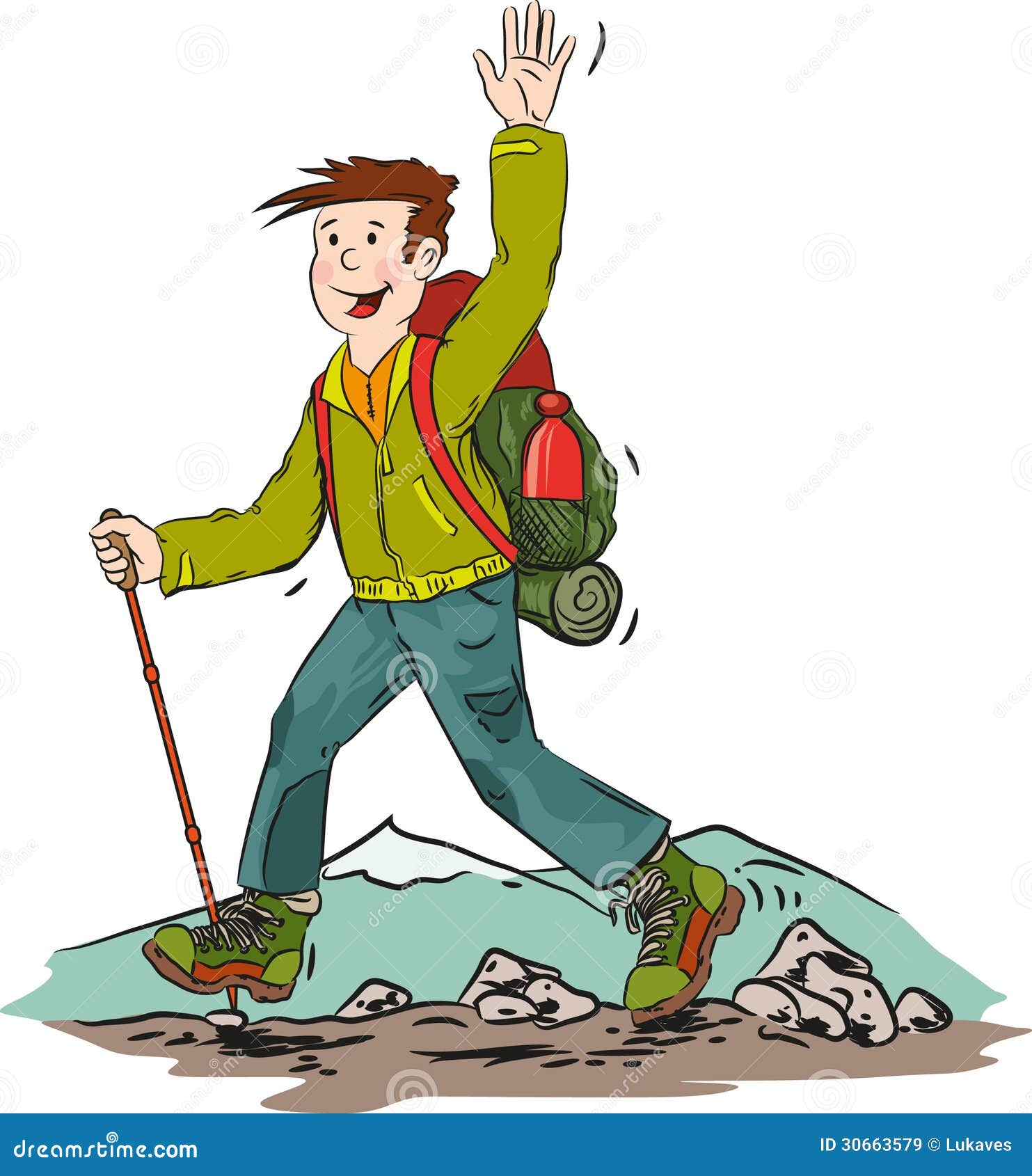 girl hiking clipart - photo #50