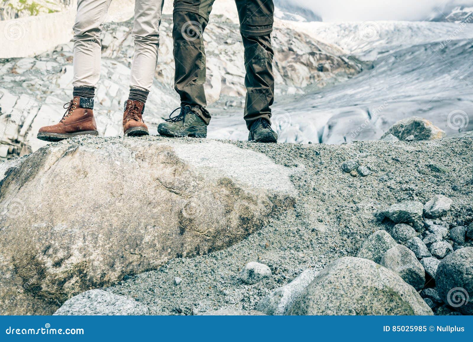 Hikers` Boots stock image. Image of feet, adversity, glacier - 85025985