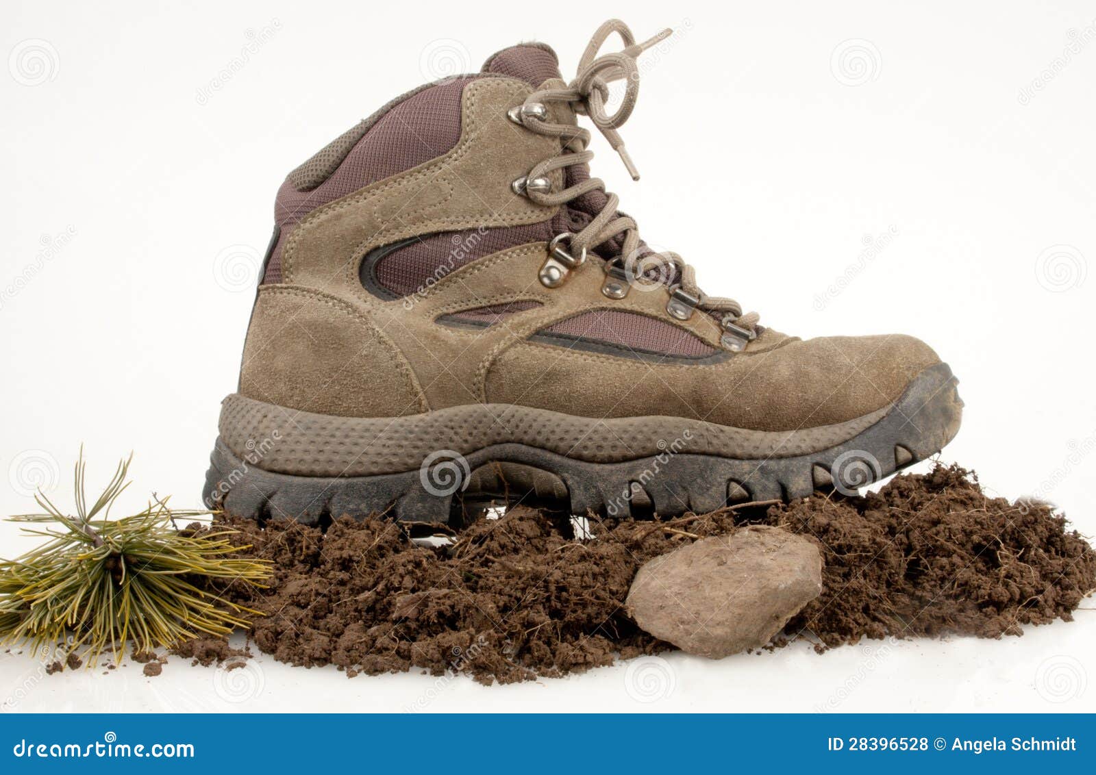 Hiking Boot in the Wild stock photo. Image of climbing 28396528