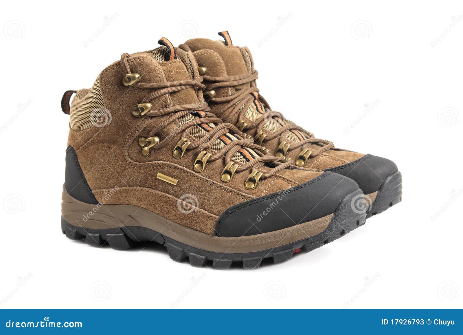 Hiking boots stock image. Image of background, mountain 17926793