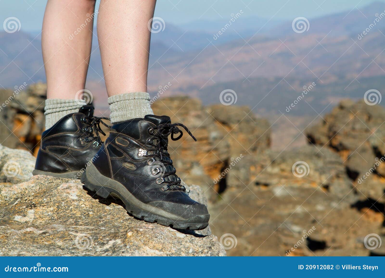 Hiking boots stock photo. Image of socks, rubber, lifestyle - 20912082