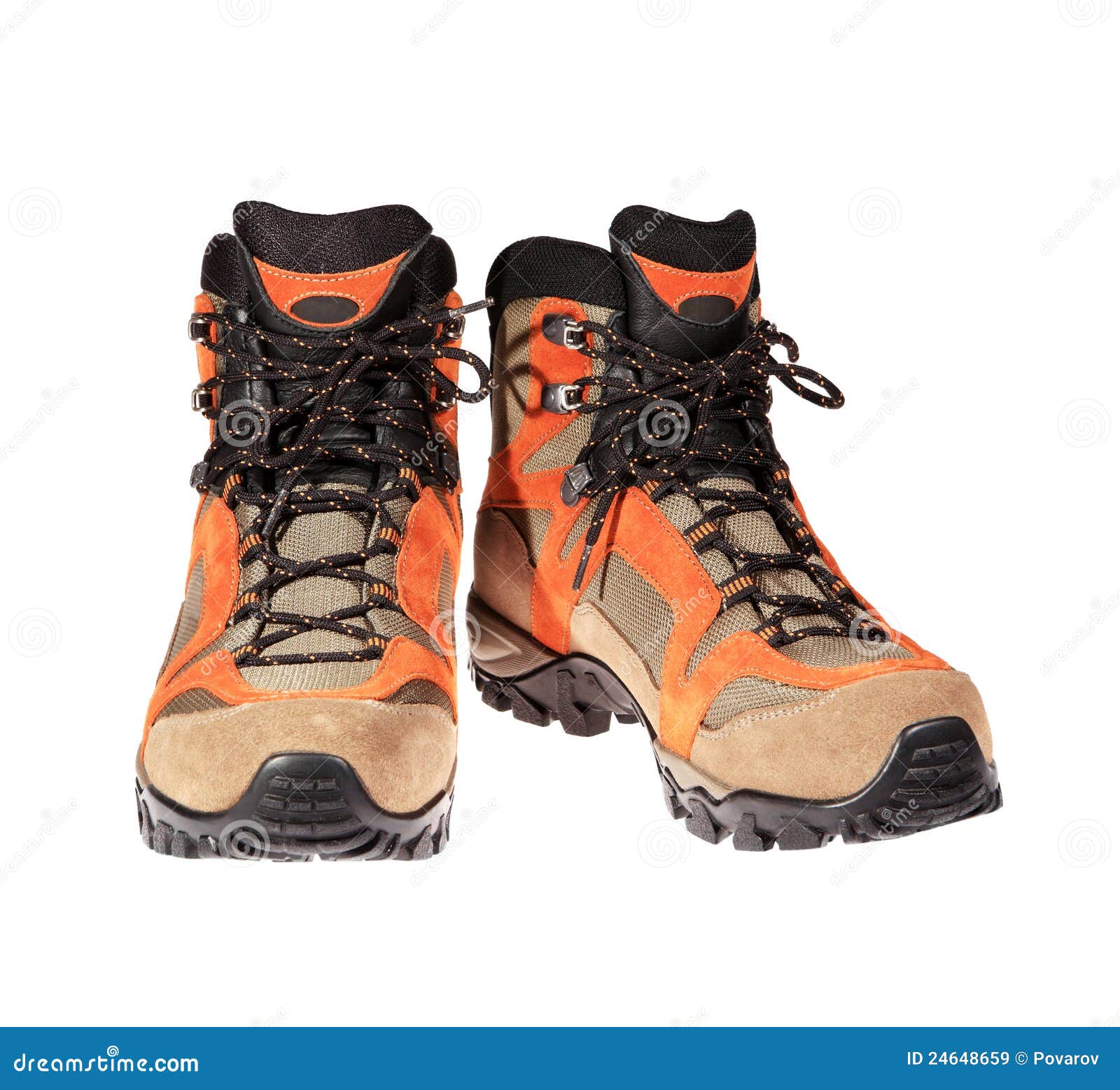 Hiking boots stock image. Image of object, comfortable 24648659