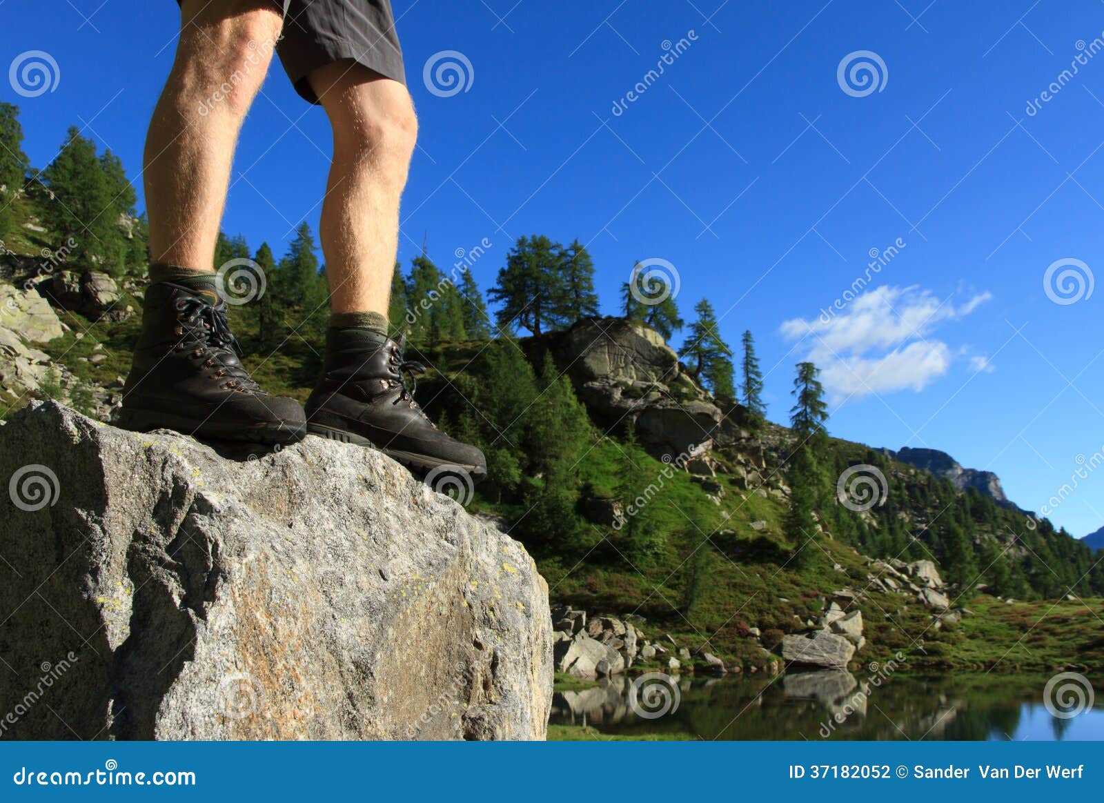 Hiking boots stock photo. Image of hiker, foot, maggia 37182052