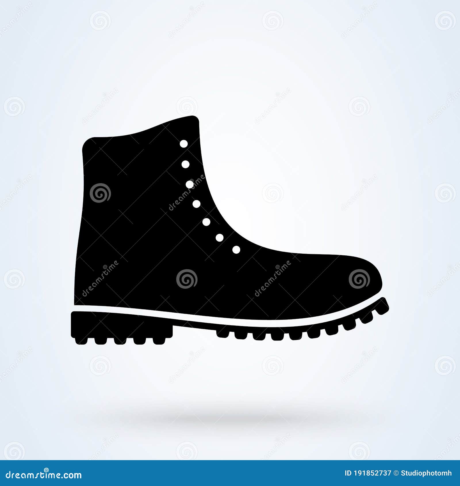 Hiking Boots. Vector Simple Modern Icon Design Illustration Stock ...