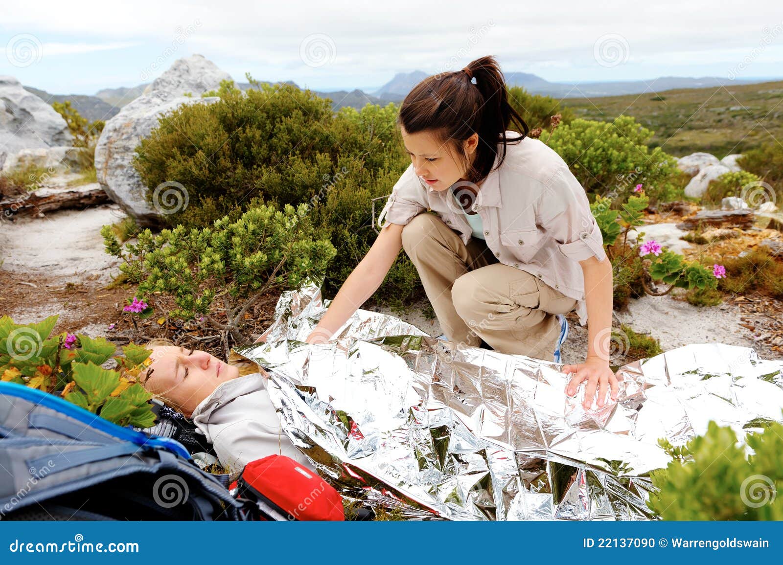 Hiking emergency stock photo. Image of outdoors, bandage 22137090