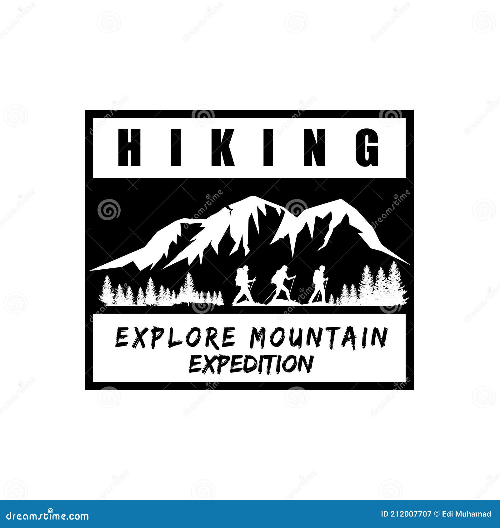 hiking explorer mountain expedition