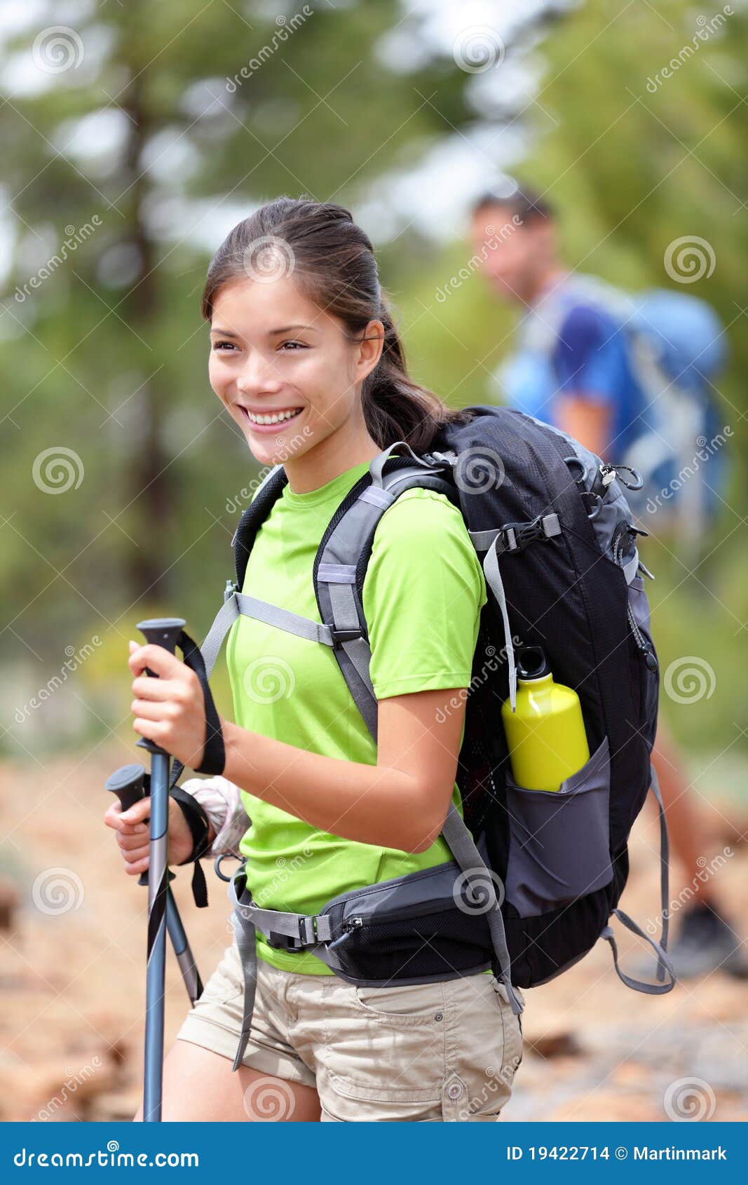 Hiking Girl Hiker with Friends Stock Photo - Image of exploration, healthy:  19422714