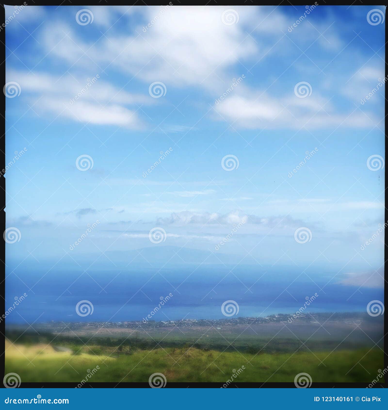 Hiking in Kula stock image. Image of ocean, beautiful 123140161
